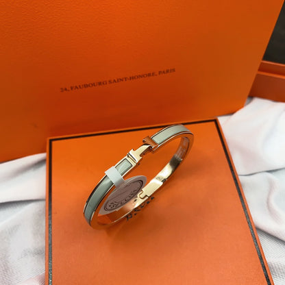 [Marin-Jewelry]CLASSIC HM CLIC GREEN 8MM ENAMEL BRACELET