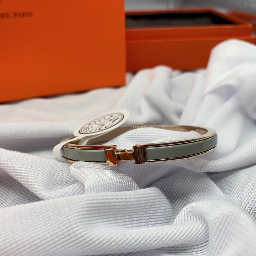 [Marin]CLASSIC HM CLIC GREEN 8MM ENAMEL BRACELET