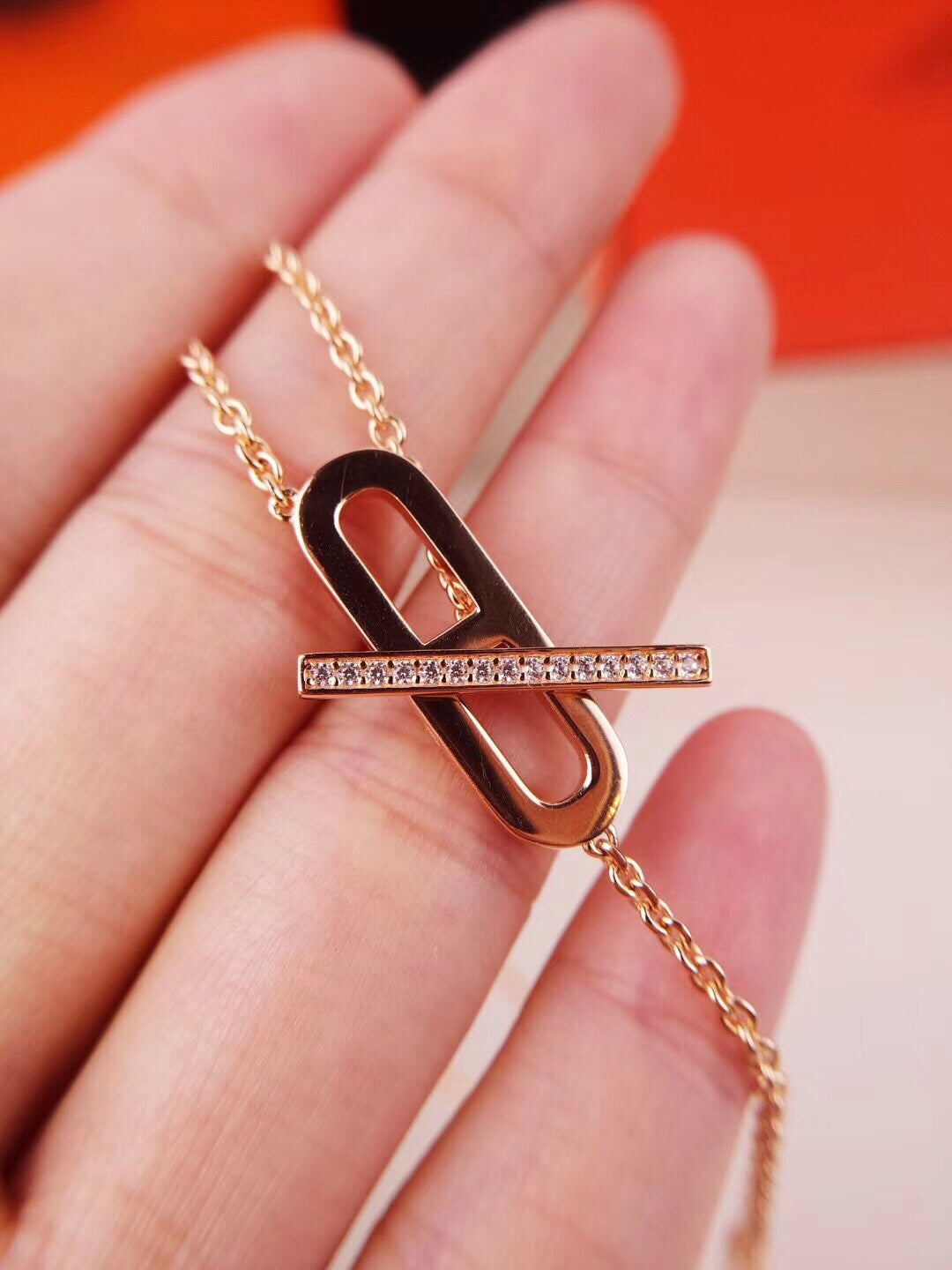 [Marin]COLLIER NEZ DE COCHON EN FER HM TENDANCE RUE