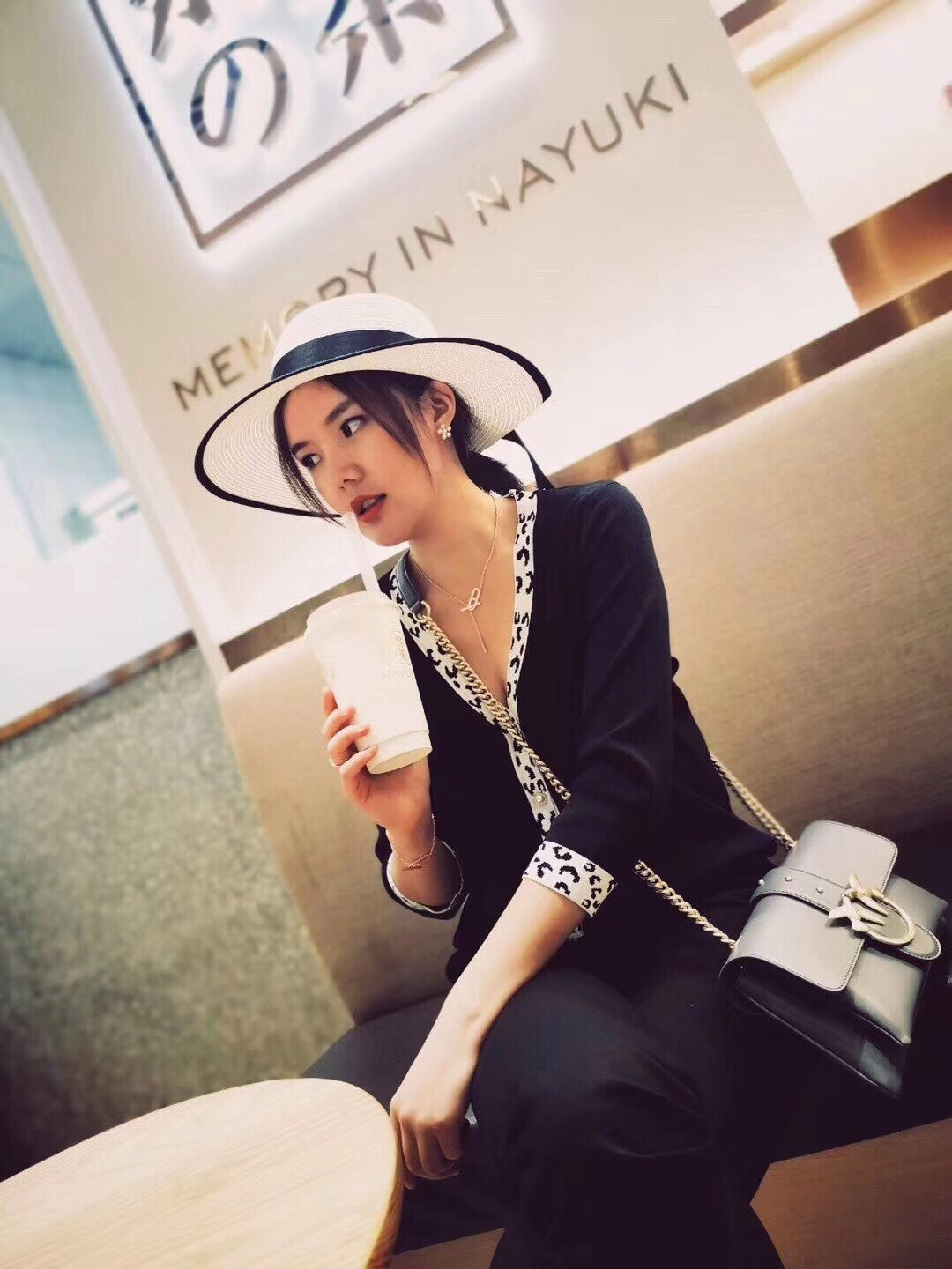 [Marin]COLLIER NEZ DE COCHON EN FER HM TENDANCE RUE