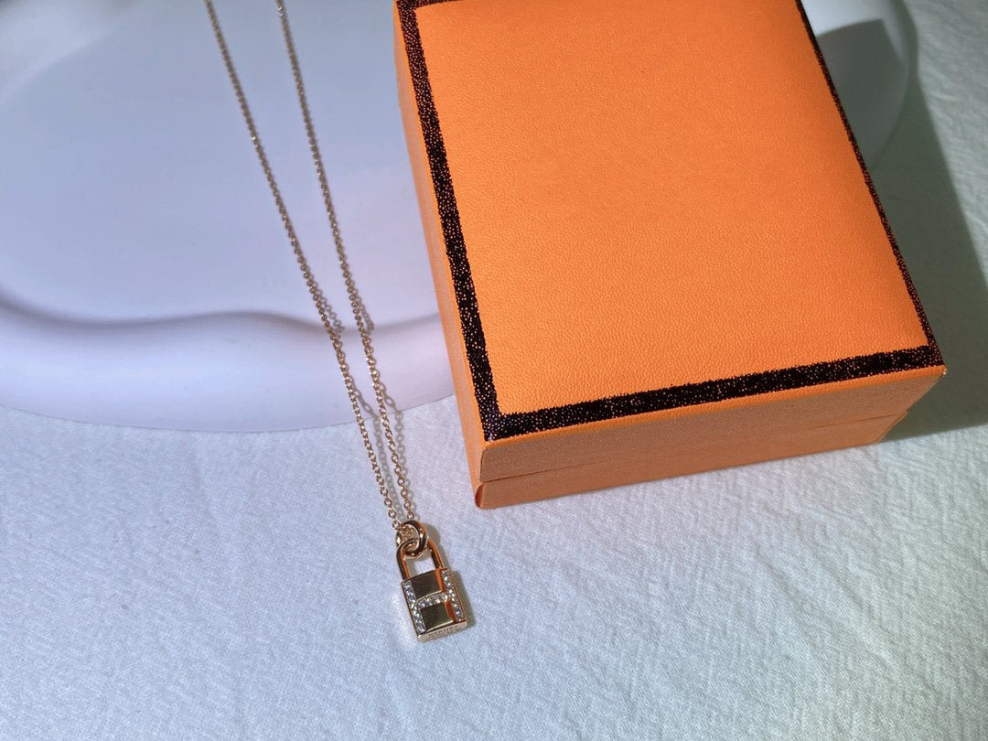 [Marin-Jewelry]HM ADVANCED NICHE LOCK HEAD NECKLACE DIAMONDS