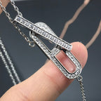 [Marin]HM NECKLACE PLATINUM ROSE GOLD DIAMOND