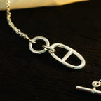 [Marin]HM CHAINE D'ANCRE PENDANT NECKLACE STERLING SILVER