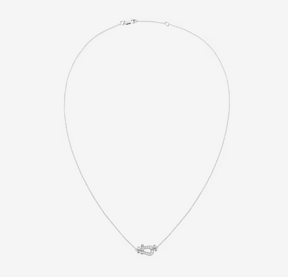 [Marin-Jewelry]FORCE 10 DIAMOND SILVER NECKLACE MINI MODEL