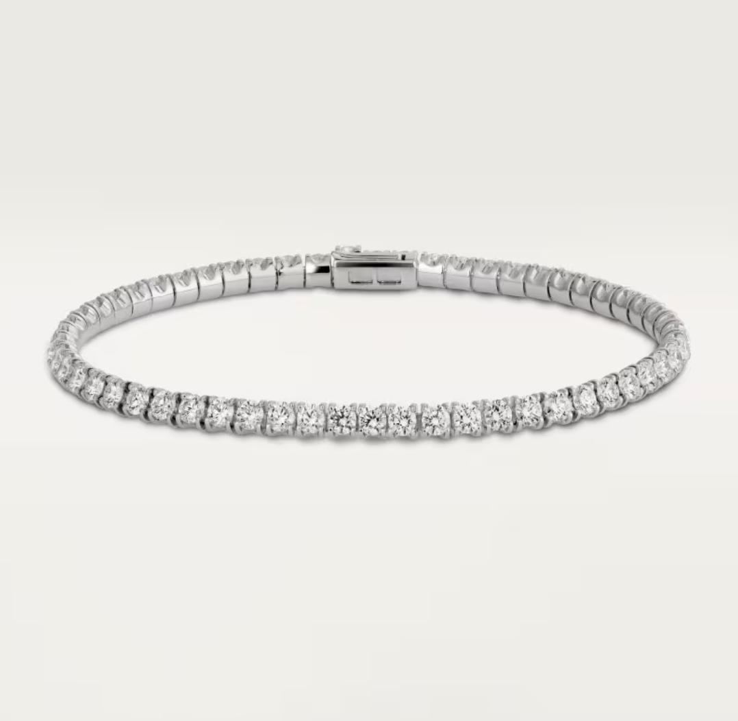 [Marin-Jewelry]  CLASSIC BASEBALL BRACELAT, 52 DIAMOND
