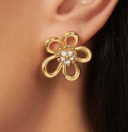 [Marin]FLOWERLACE EARRINGS