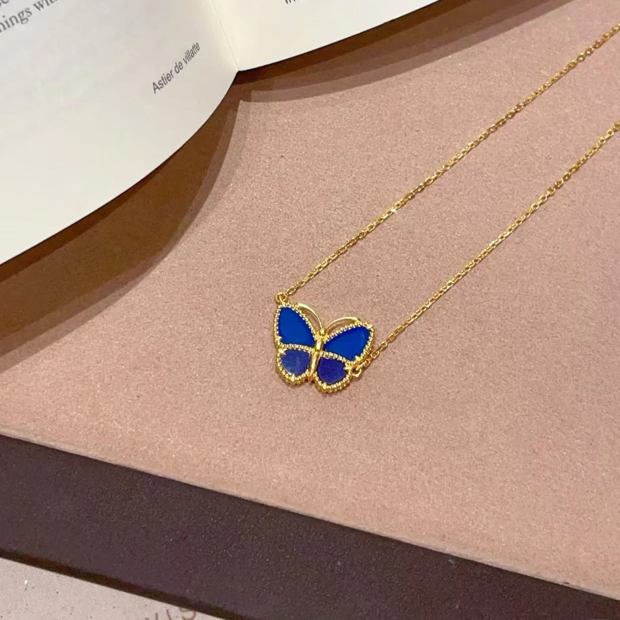 [Marin]  2026 NEW LUCKY BUTTERFLY 1 MOTIFS NECKLACE