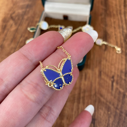 [Marin]  2026 NEW LUCKY BUTTERFLY 1 MOTIFS NECKLACE