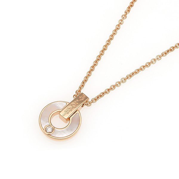 [Marin]GARI NECKLACE PINK GOLD MOP