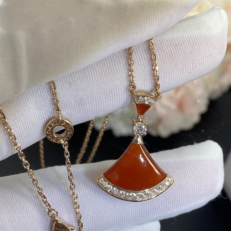 [Marin]DREAM NECKLACE CARNELIAN DIAMOND
