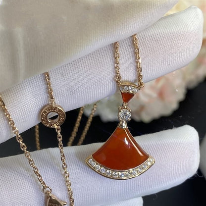 [Marin]DREAM NECKLACE CARNELIAN DIAMOND