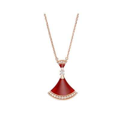 [Marin]DREAM NECKLACE CARNELIAN DIAMOND