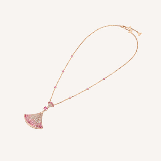 [Marin]DREAM NECKLACK DIAMOND PINK GOLD