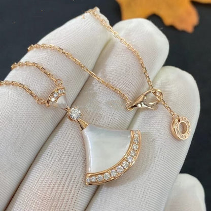 [Marin]DREAM NECKLACE MOP PINK GOLD DIAMOND