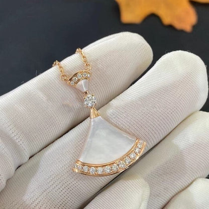 [Marin]DREAM NECKLACE MOP PINK GOLD DIAMOND