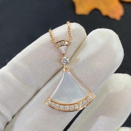 [Marin]DREAM NECKLACE MOP PINK GOLD DIAMOND