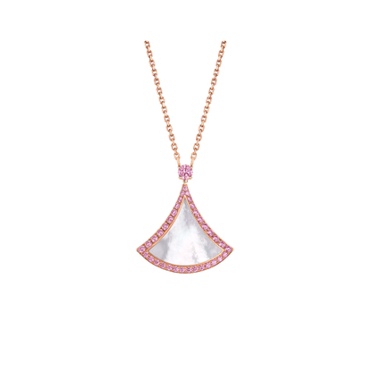 [Marin]DREAM NECKLACE MOP DIAMOND PINK
