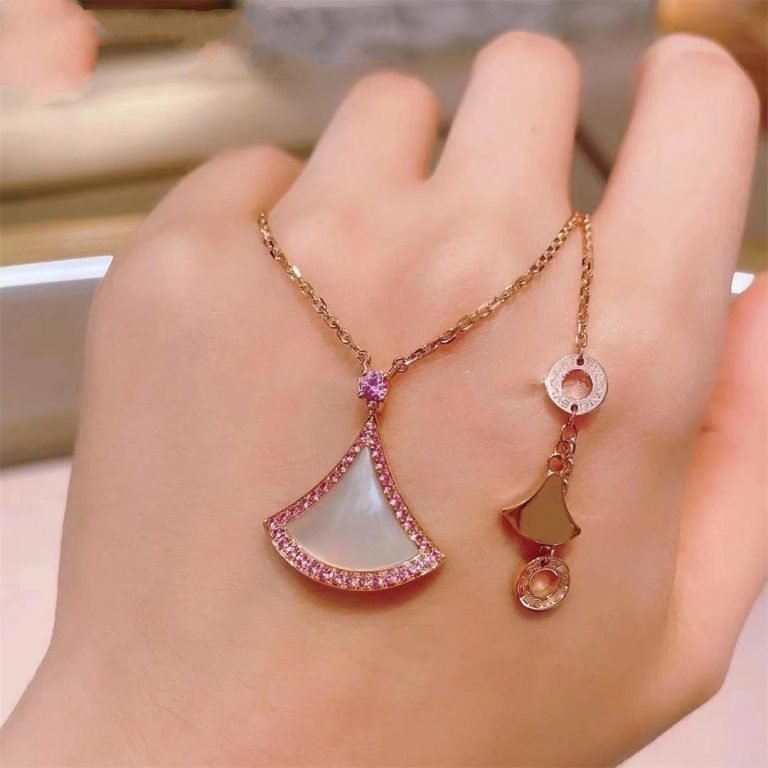[Marin]DREAM NECKLACE MOP DIAMOND PINK