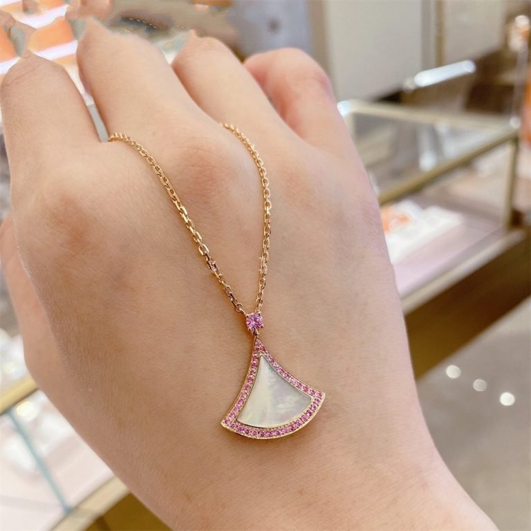 [Marin]DREAM NECKLACE MOP DIAMOND PINK