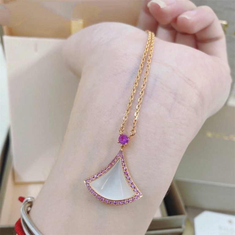 [Marin]DREAM NECKLACE MOP DIAMOND PINK