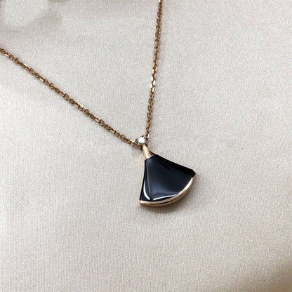 [Marin]DREAM NECKLACE ONYX 1 DIAMOND