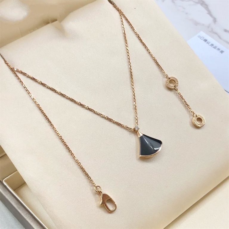 [Marin]DREAM NECKLACE ONYX 1 DIAMOND
