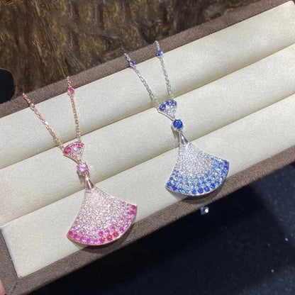 [Marin]DREAM NECKLACE AGATE SILVER DIAMOND
