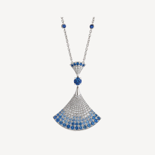[Marin]DREAM NECKLACE AGATE SILVER DIAMOND