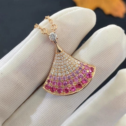 [Marin]DREAM NECKLACE PINK GOLD PINK DIAMOND