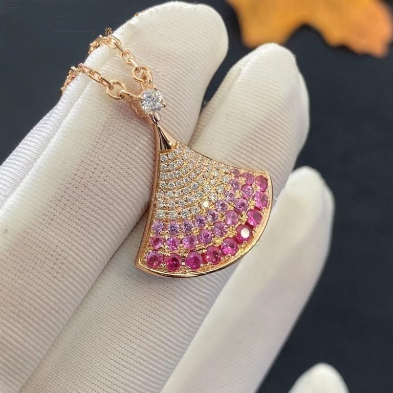 [Marin]DREAM NECKLACE PINK GOLD PINK DIAMOND