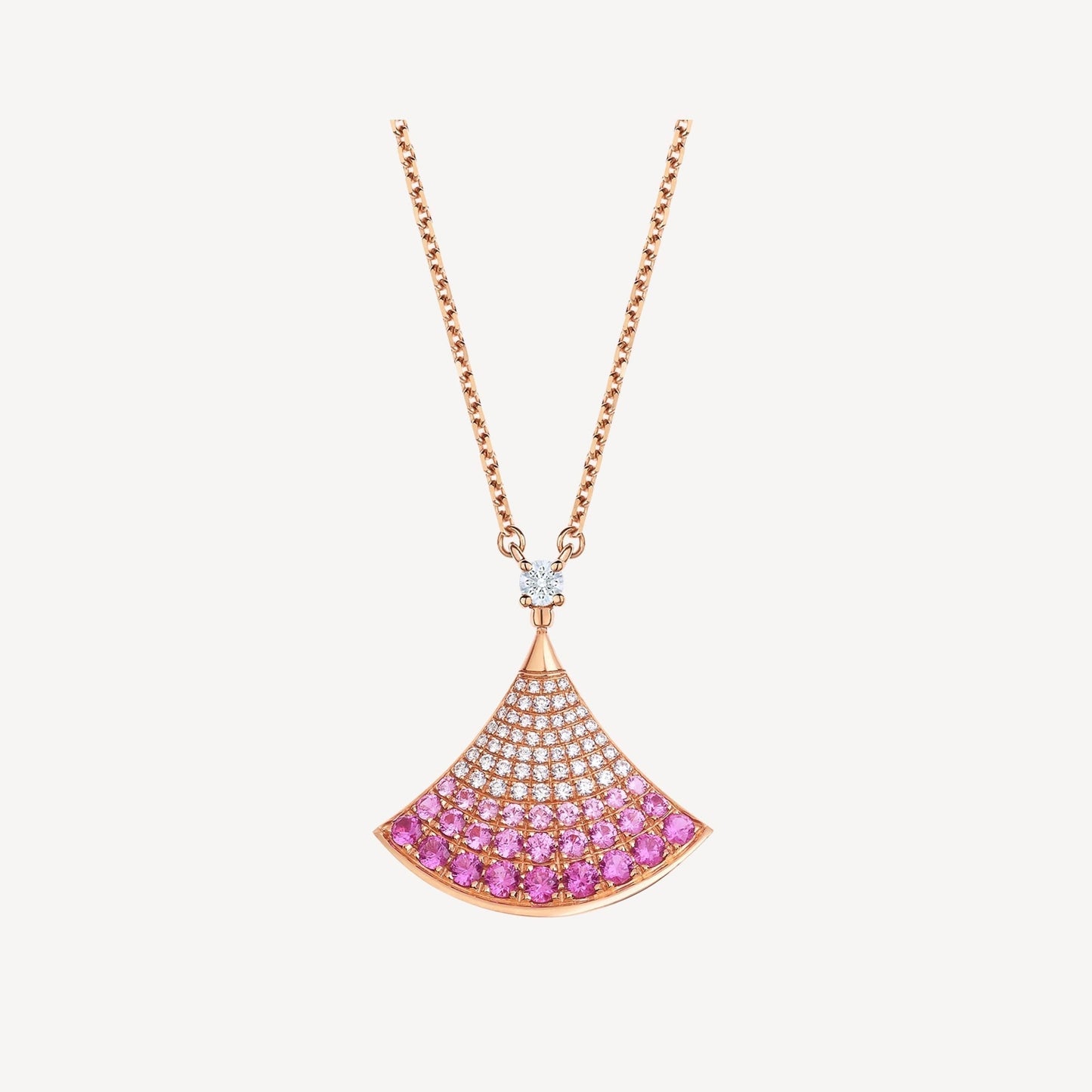 [Marin]DREAM NECKLACE PINK GOLD PINK DIAMOND