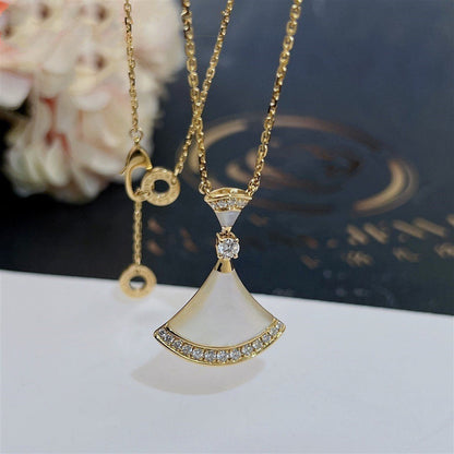 [Marin]DREAM NECKLACE MOP GOLD DIAMOND