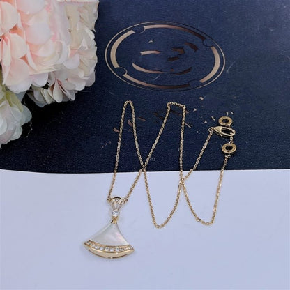 [Marin]DREAM NECKLACE MOP GOLD DIAMOND