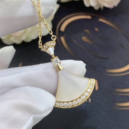 [Marin]DREAM NECKLACE MOP GOLD DIAMOND