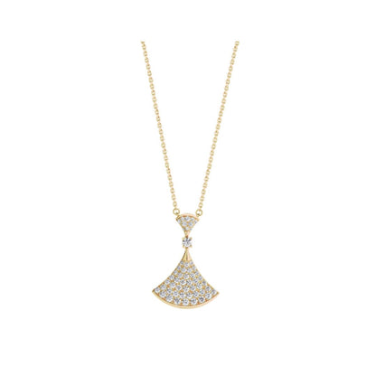 [Marin]DREAM NECKLACE GOLD FULL DIAMOND