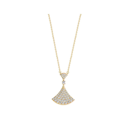 [Marin]DREAM NECKLACE GOLD FULL DIAMOND