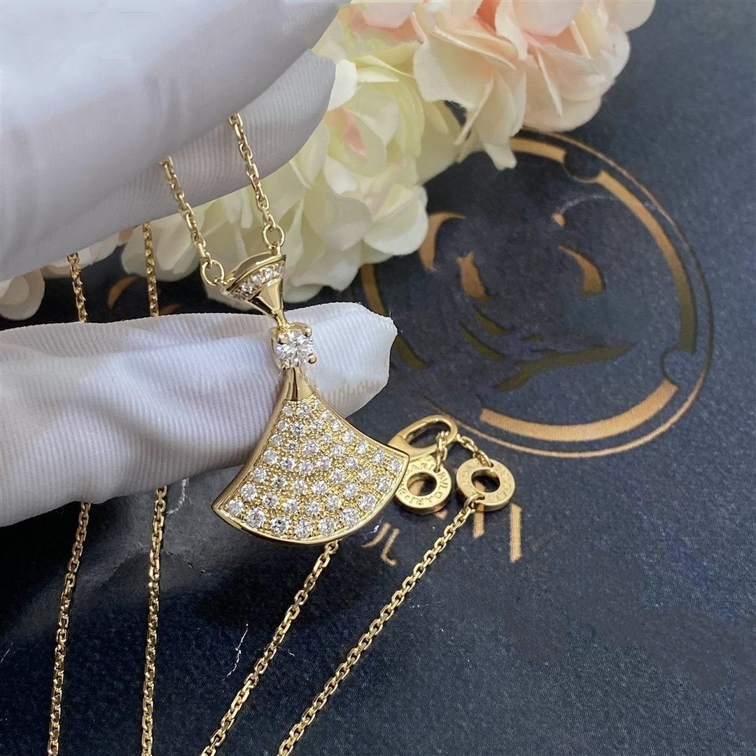 [Marin]DREAM NECKLACE GOLD FULL DIAMOND