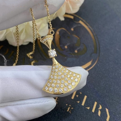 [Marin]DREAM NECKLACE GOLD FULL DIAMOND