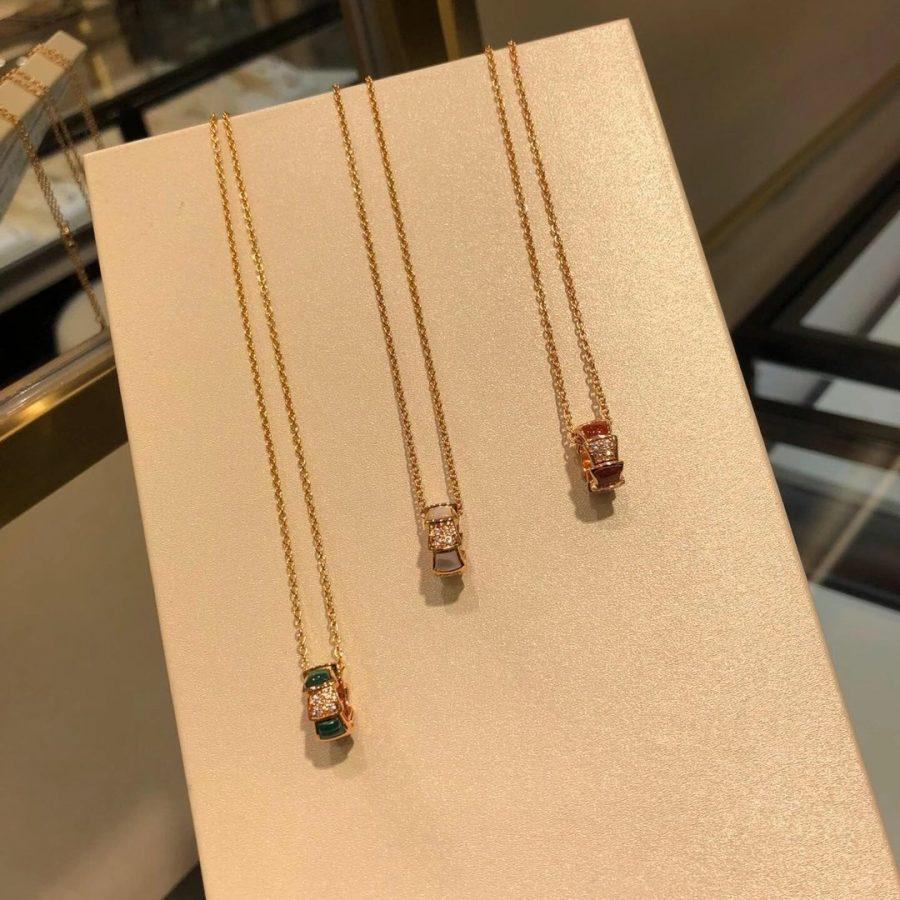 [Marin]SERPENTI PEDANT DIAMOND NECKLACE