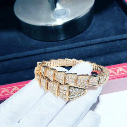 [Marin]SERPENTI BRACELET 8MM PINK GOLD DIAMOND