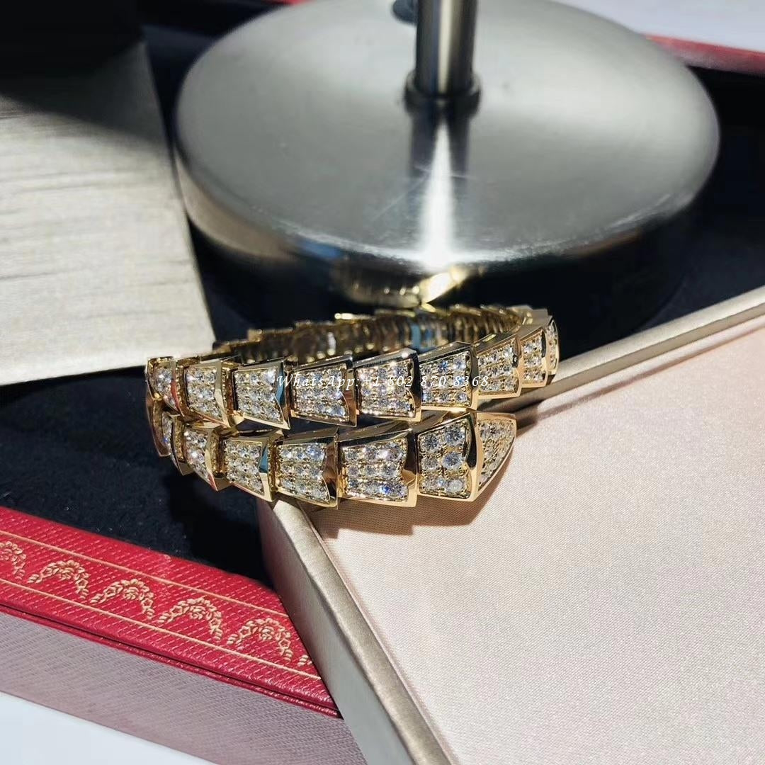 [Marin]SERPENTI BRACELET 8MM GOLD DIAMOND