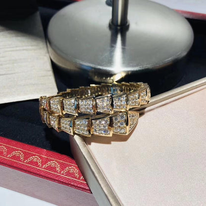 [Marin]SERPENTI BRACELET 8MM GOLD DIAMOND