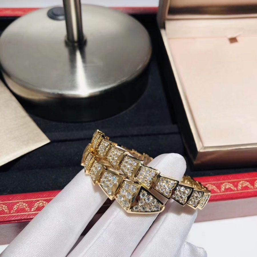 [Marin]SERPENTI BRACELET 8MM GOLD DIAMOND