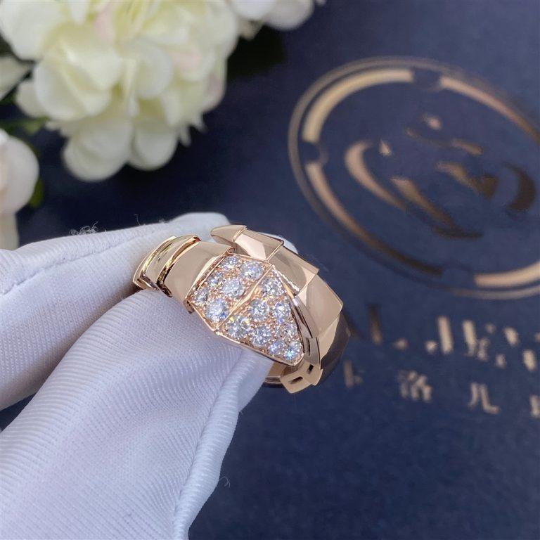 [Marin]SERPENTI RING PINK GOLD DIAMOND