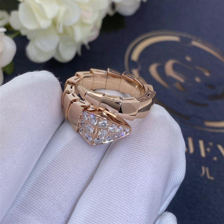 [Marin]SERPENTI RING PINK GOLD DIAMOND