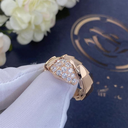 [Marin]SERPENTI RING PINK GOLD DIAMOND