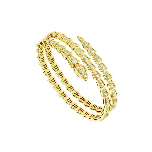 [Marin]SERPENTI BRACELET GOLD DIAMOND DOUBLE ROW