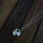 [Marin]AMULETTE SILVER FULL DIAMOND NECKLACE