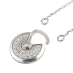 [Marin]AMULETTE SILVER FULL DIAMOND NECKLACE