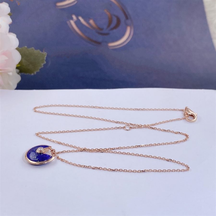 [Marin]COLLIER AGATE ROSE GOLD